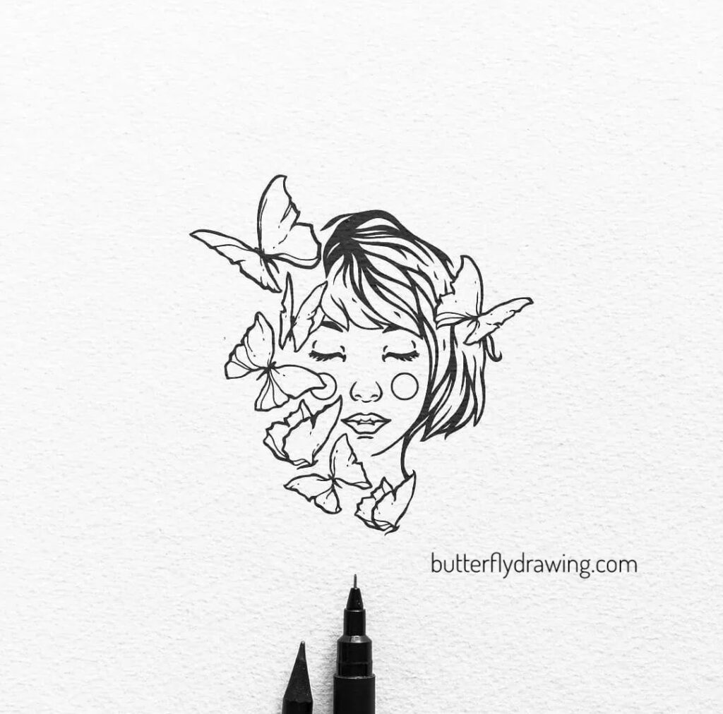 Butterfly drawing ideas
